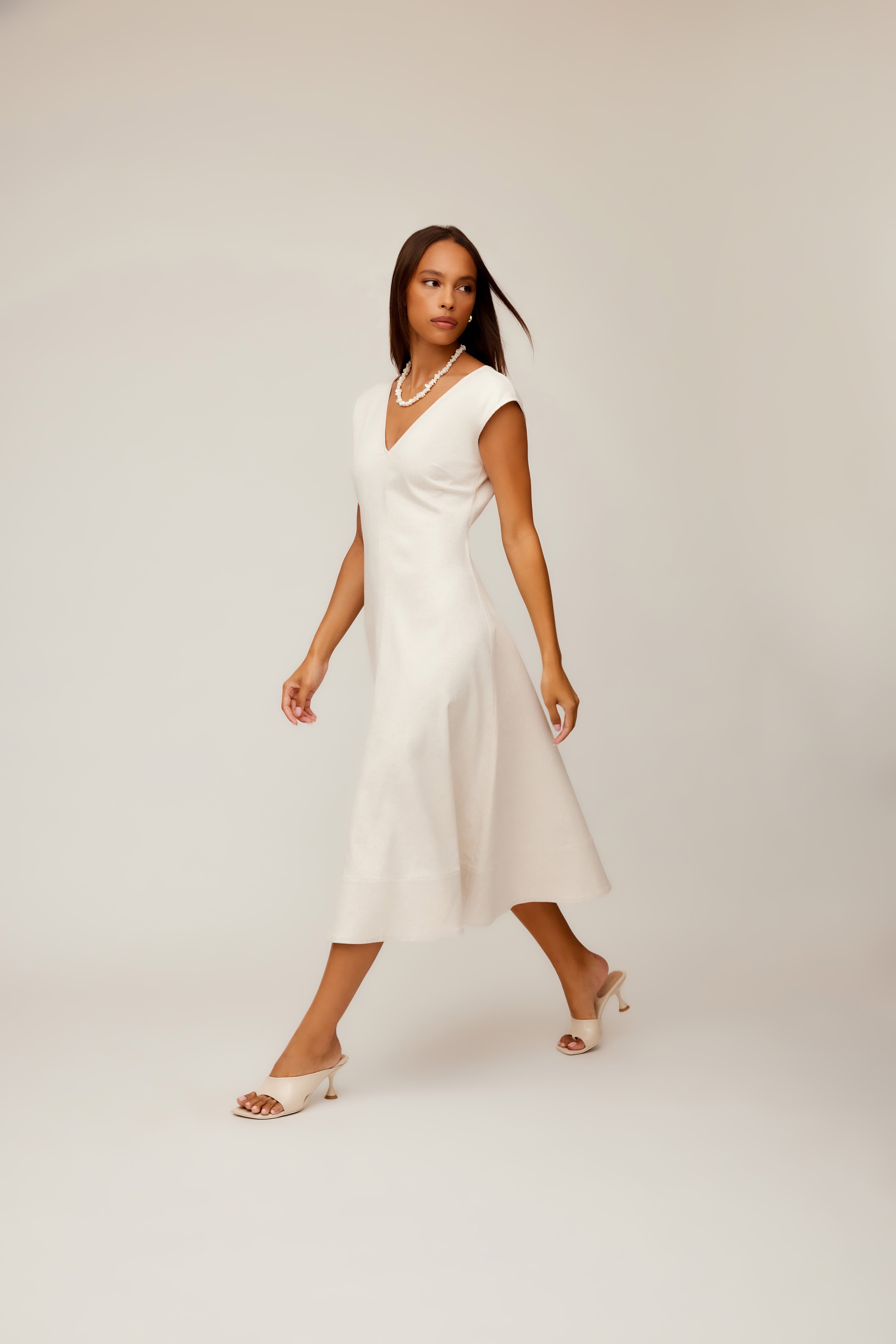 Lilia A Line Midi Natural
