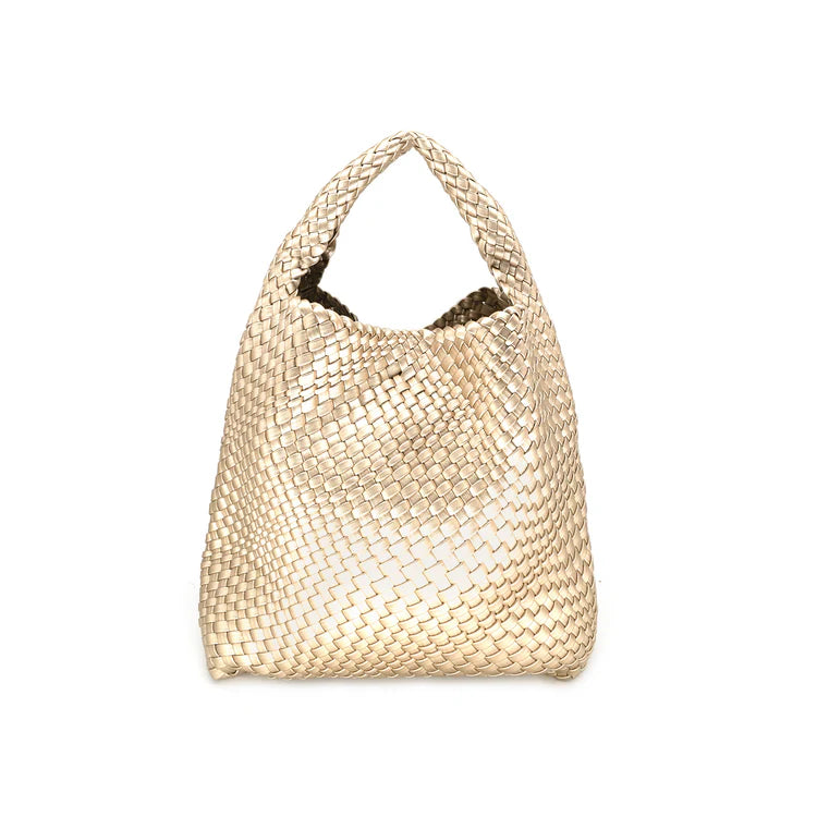 BC 2362 Woven Bag Champagne