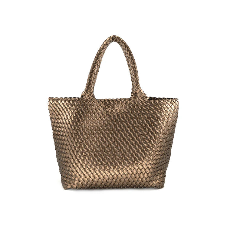 BC 2455 Woven Tote Bronze