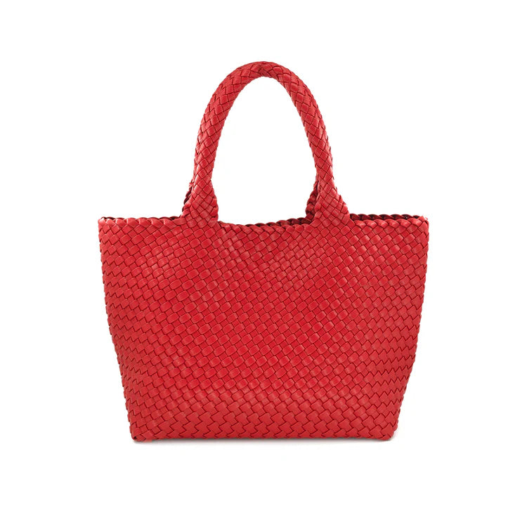 BC 2455 Woven Tote Red