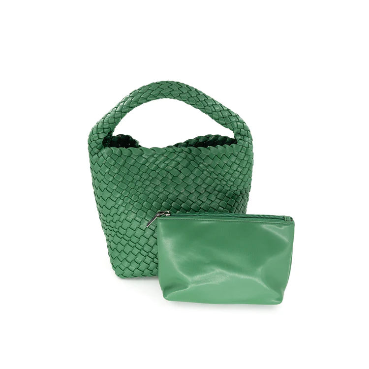 BC 2458 Woven Mini Green