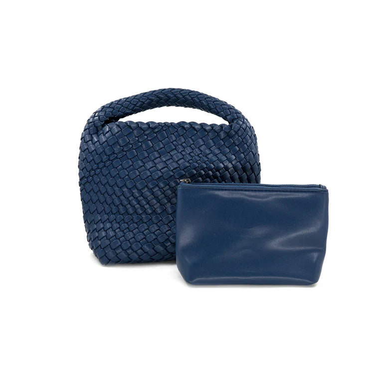 BC 2458 Woven Mini Navy