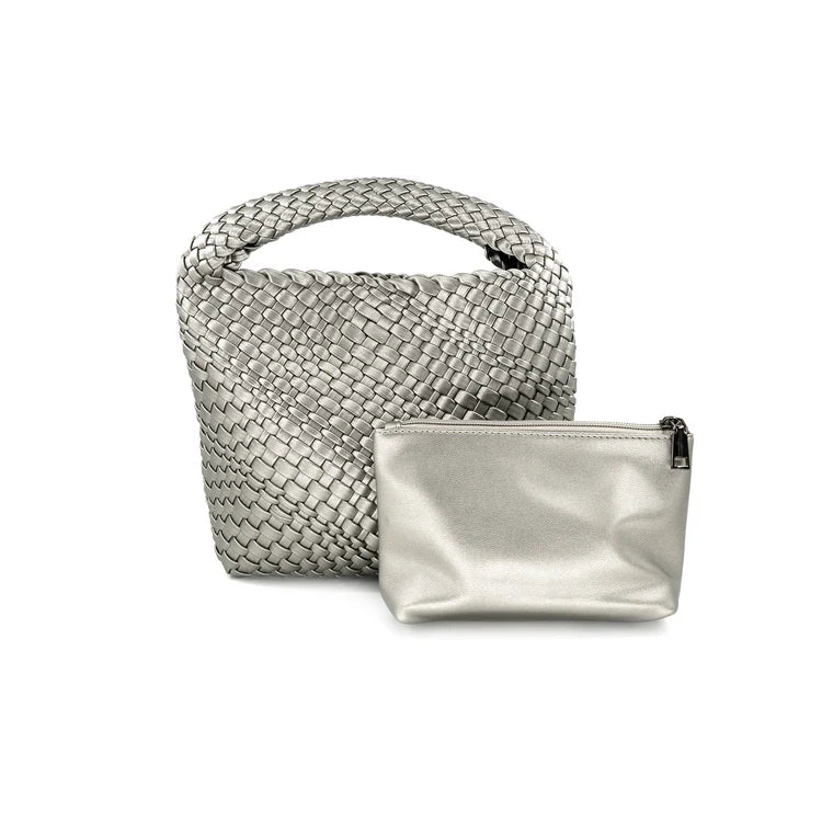 BC 2458 Woven Mini Pewter