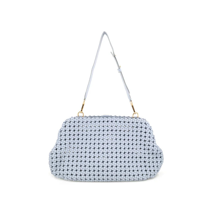 BC 2577 Braided Clutch Sky Blue