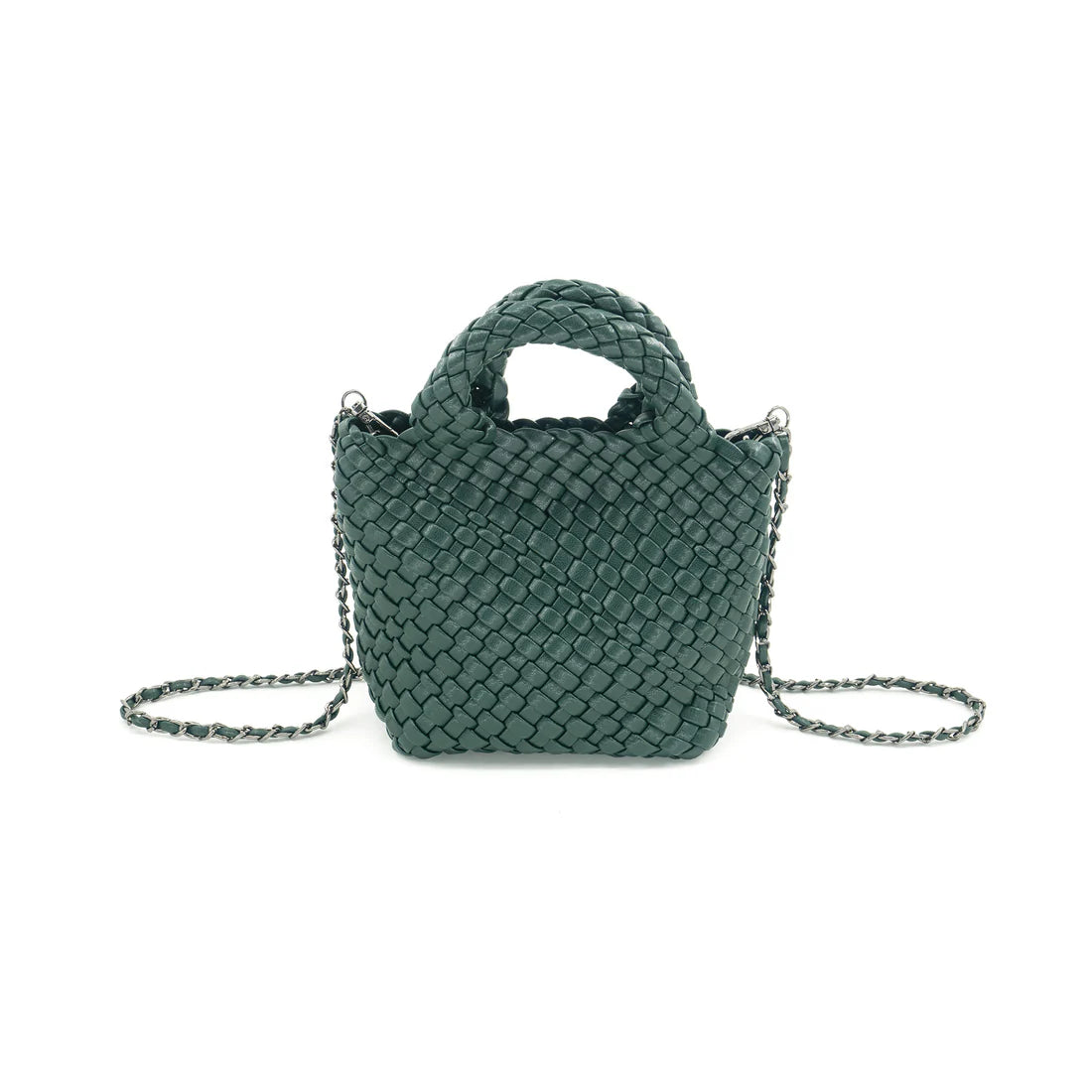 BC 2579 Braided Clutch Green