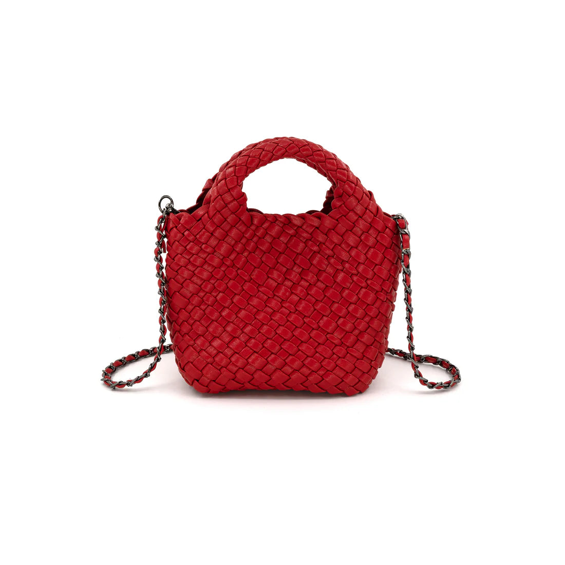 BC 2579 Braided Clutch Red