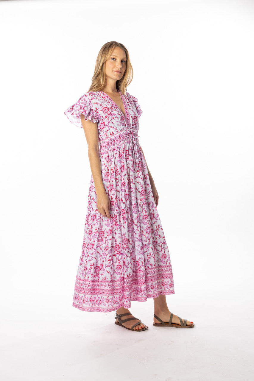 Bindu Aria Dress Peony