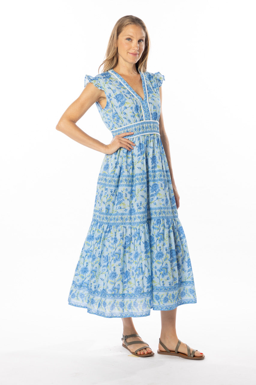 bindu maxi dress Bindu Anika Dress Lime CLAUDETTE