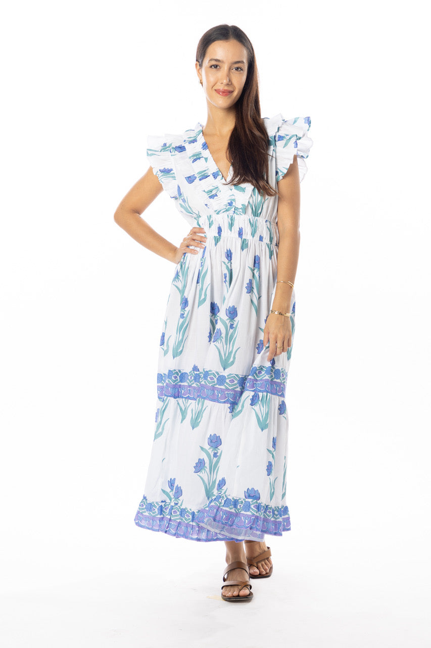 Bindu Cora Dress Violet Jasmin