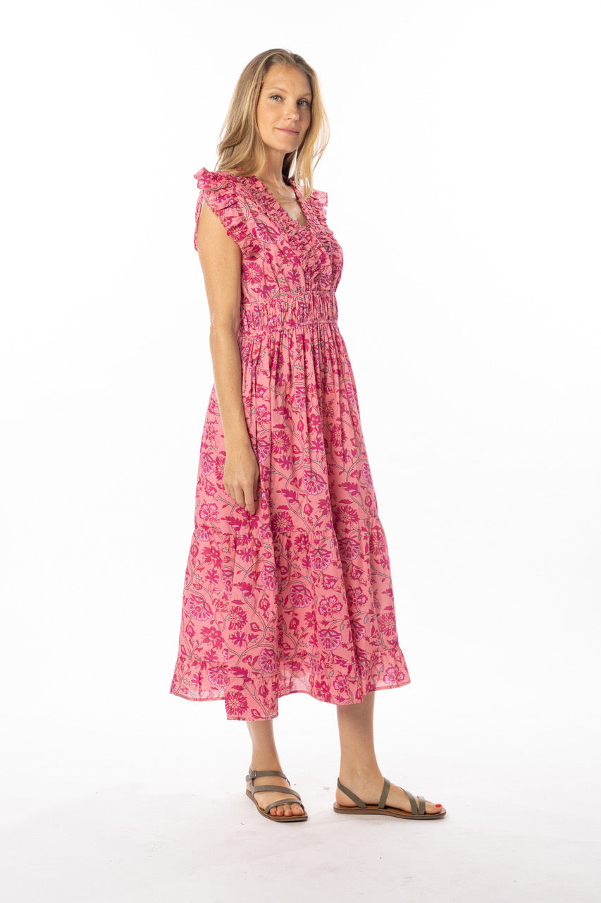 Bindu Cora Dress Bubblegum