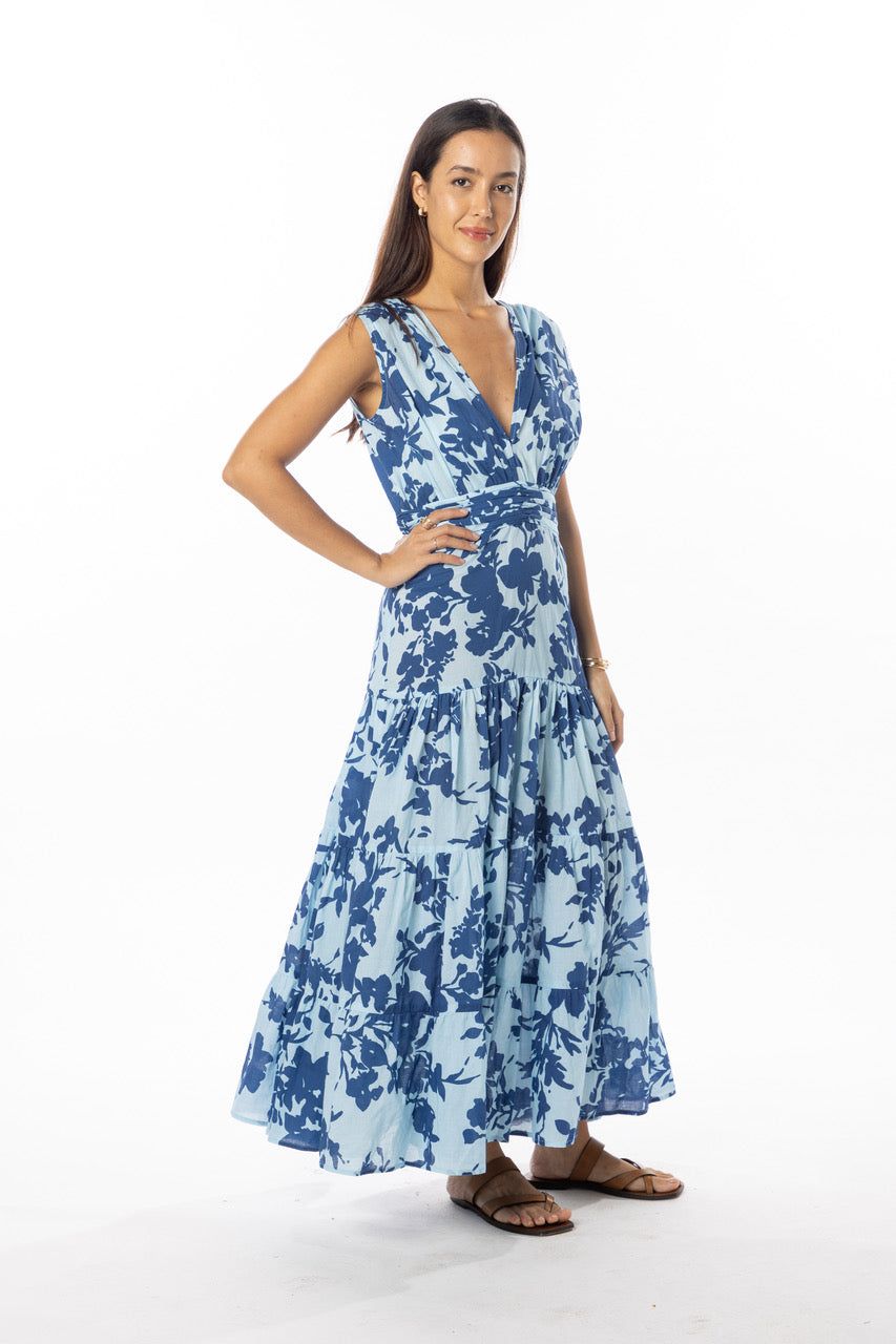 Hazel Dress Blue Harbor