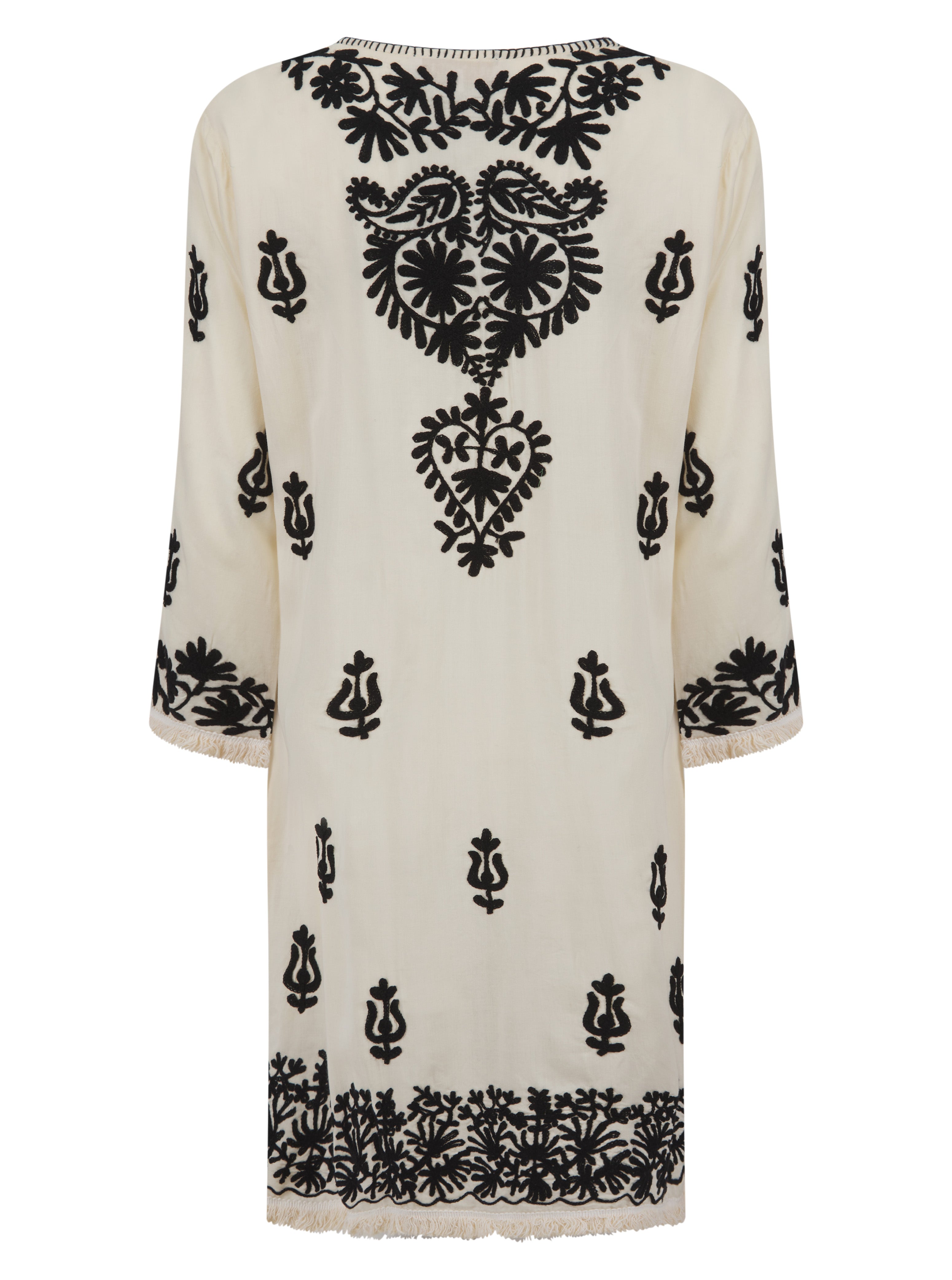 Aggie Dress Pearl/Black