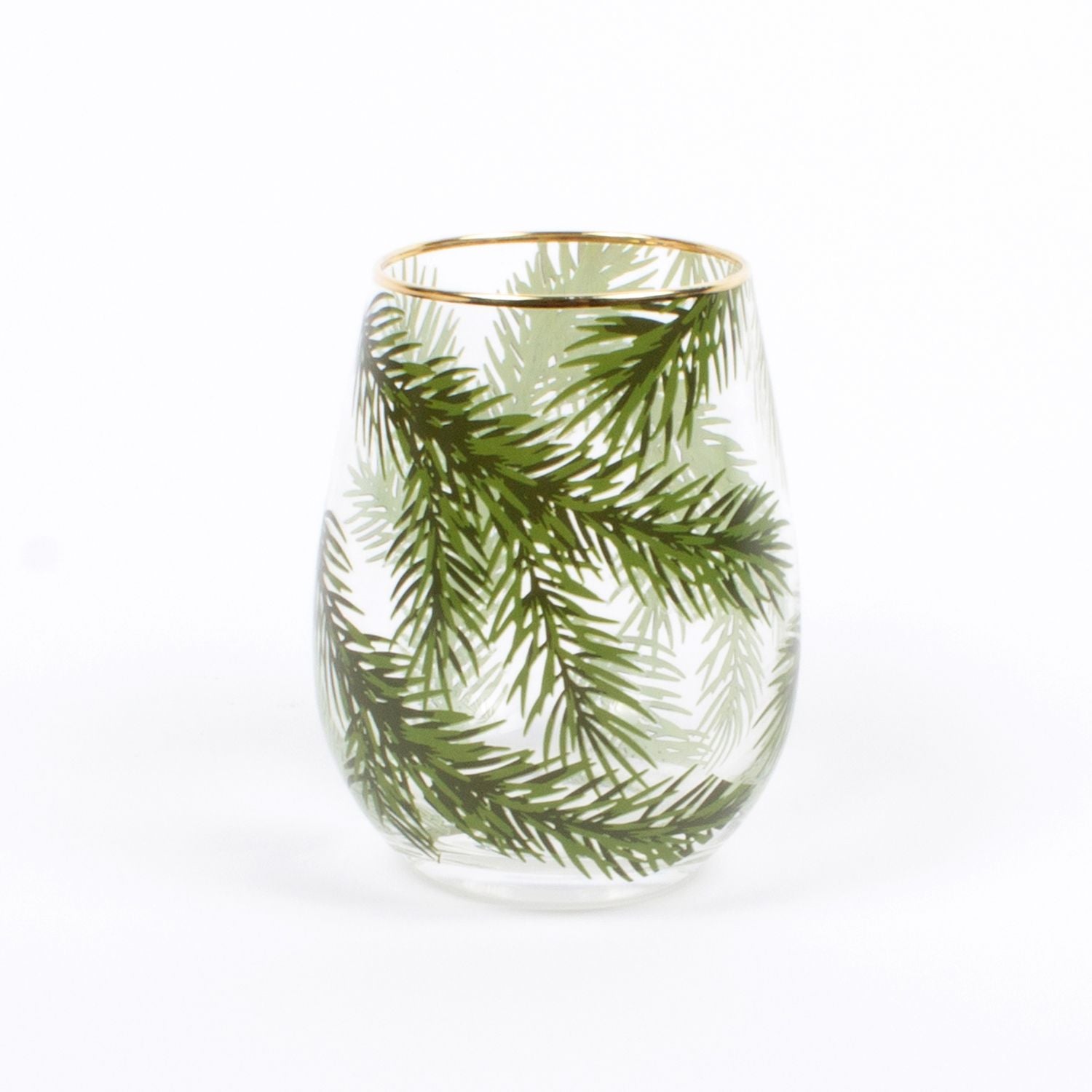 Evergreen Stemless Wine Glasses