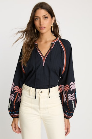 Phoebe Embroidered Top