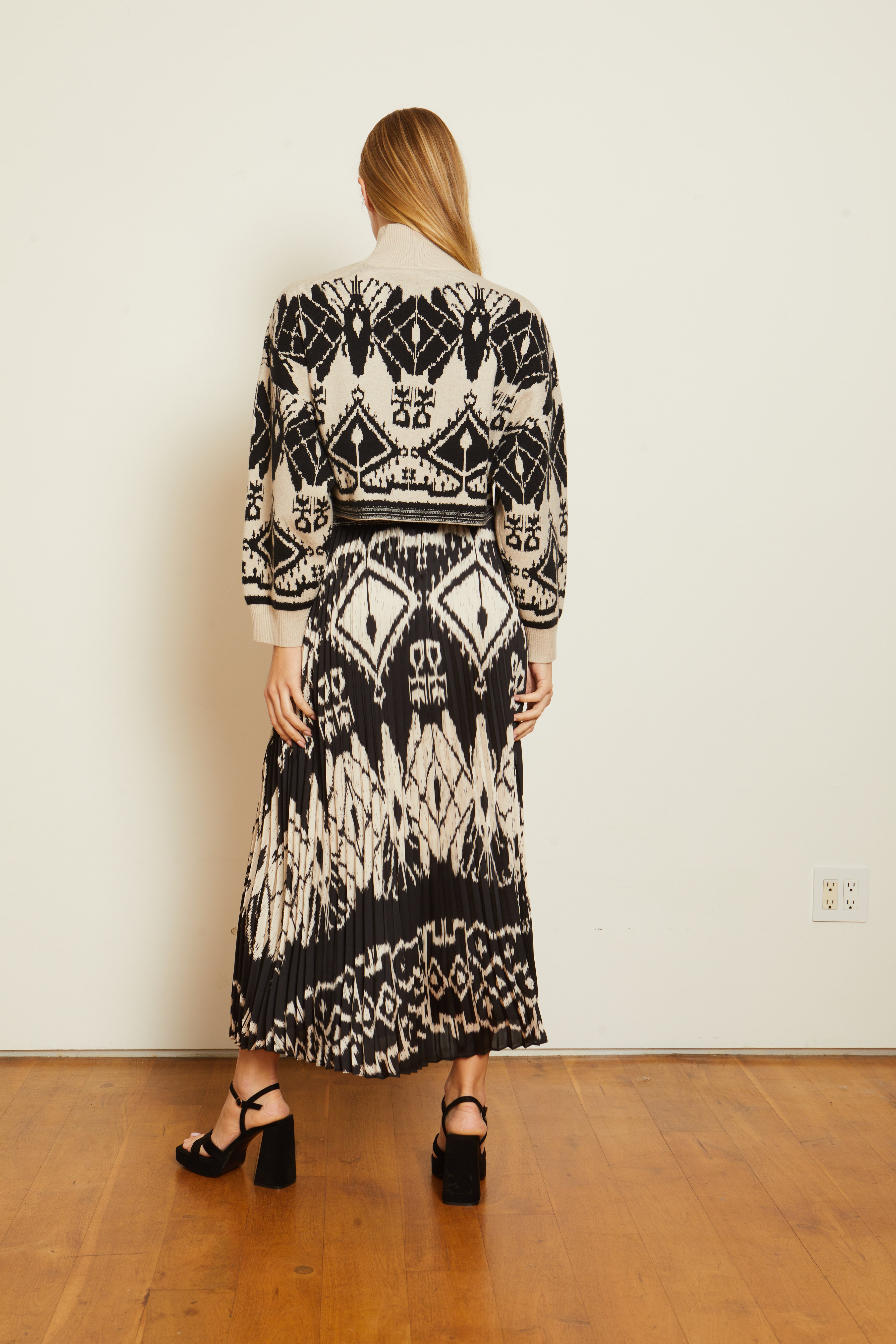 Lucille Skirt Ikat Tapestry