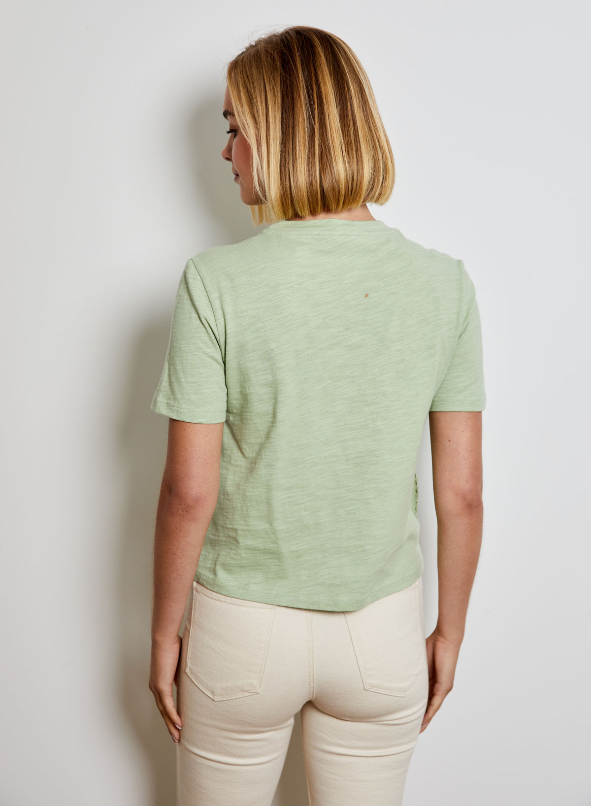 Crochet Trim Tee