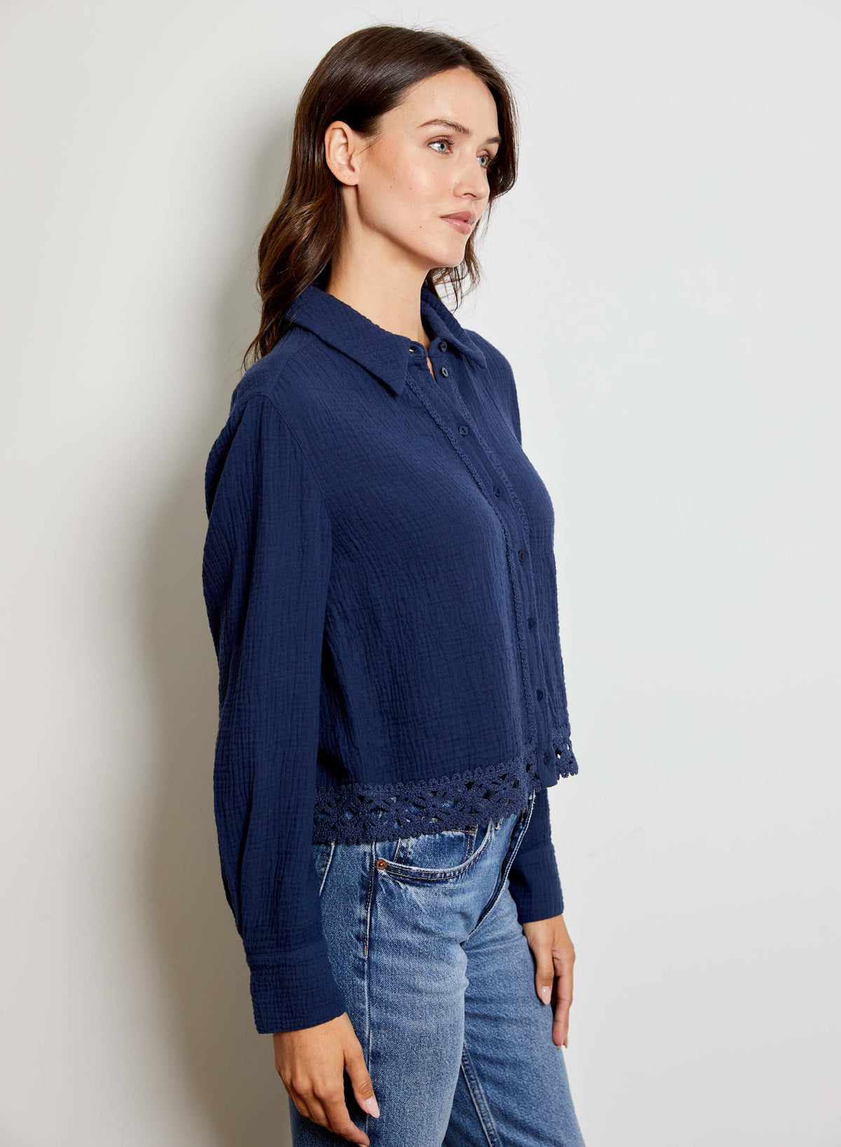 Gauze Lace Shirt