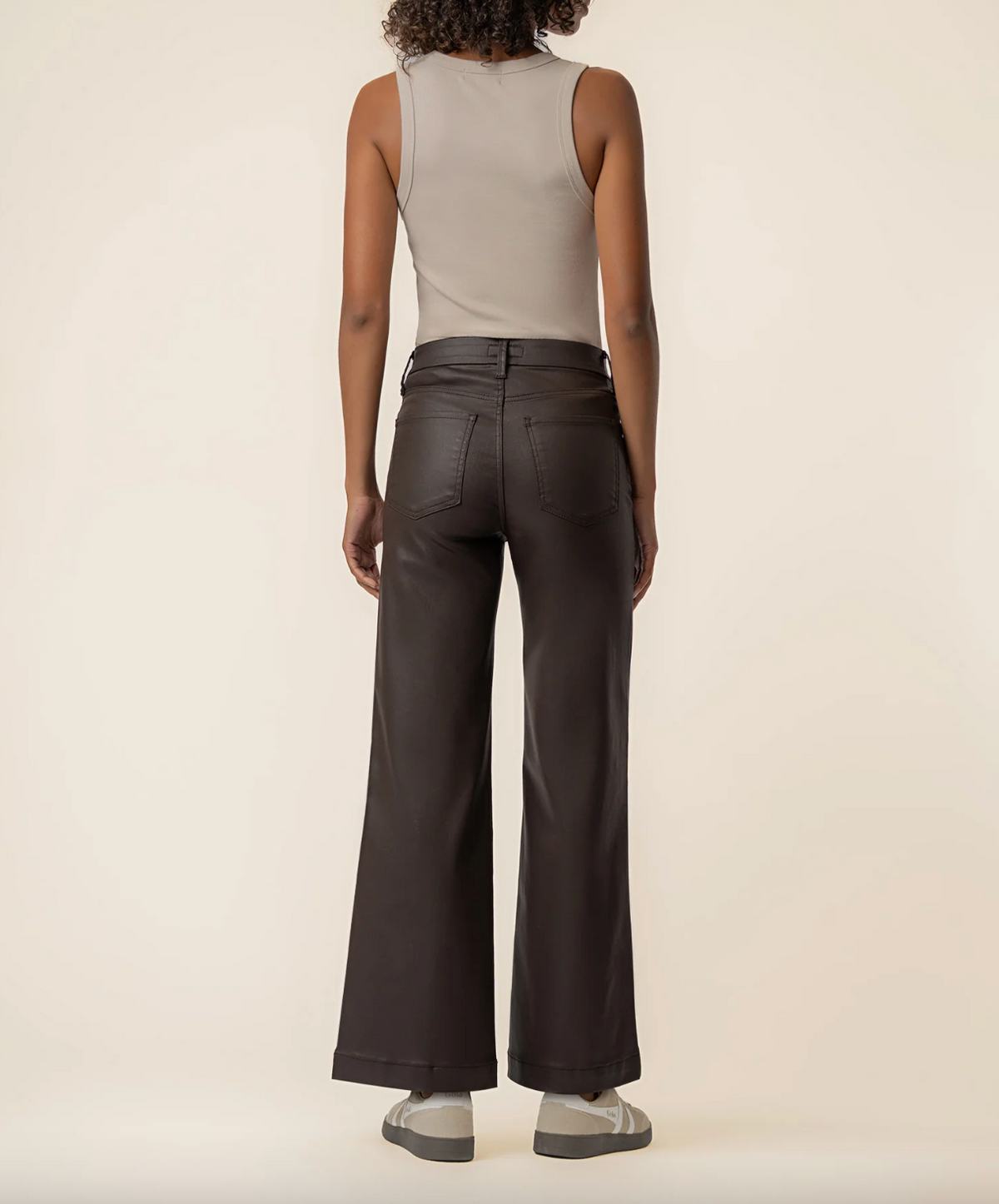 Meg Coated HR Wide Leg