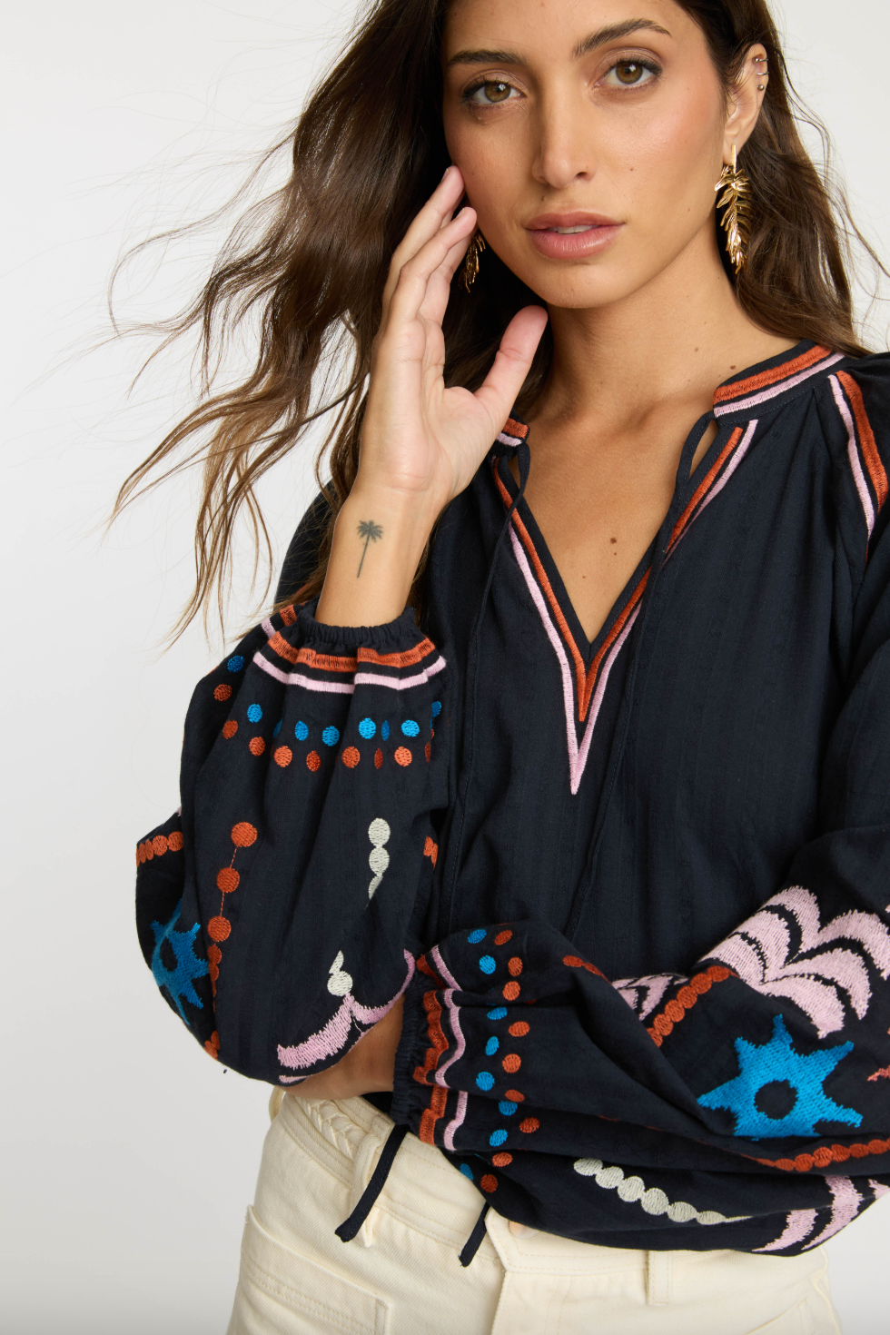 Phoebe Embroidered Top