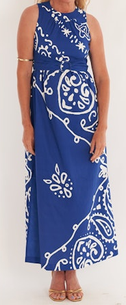 CK Nina Dress Bandana Navy