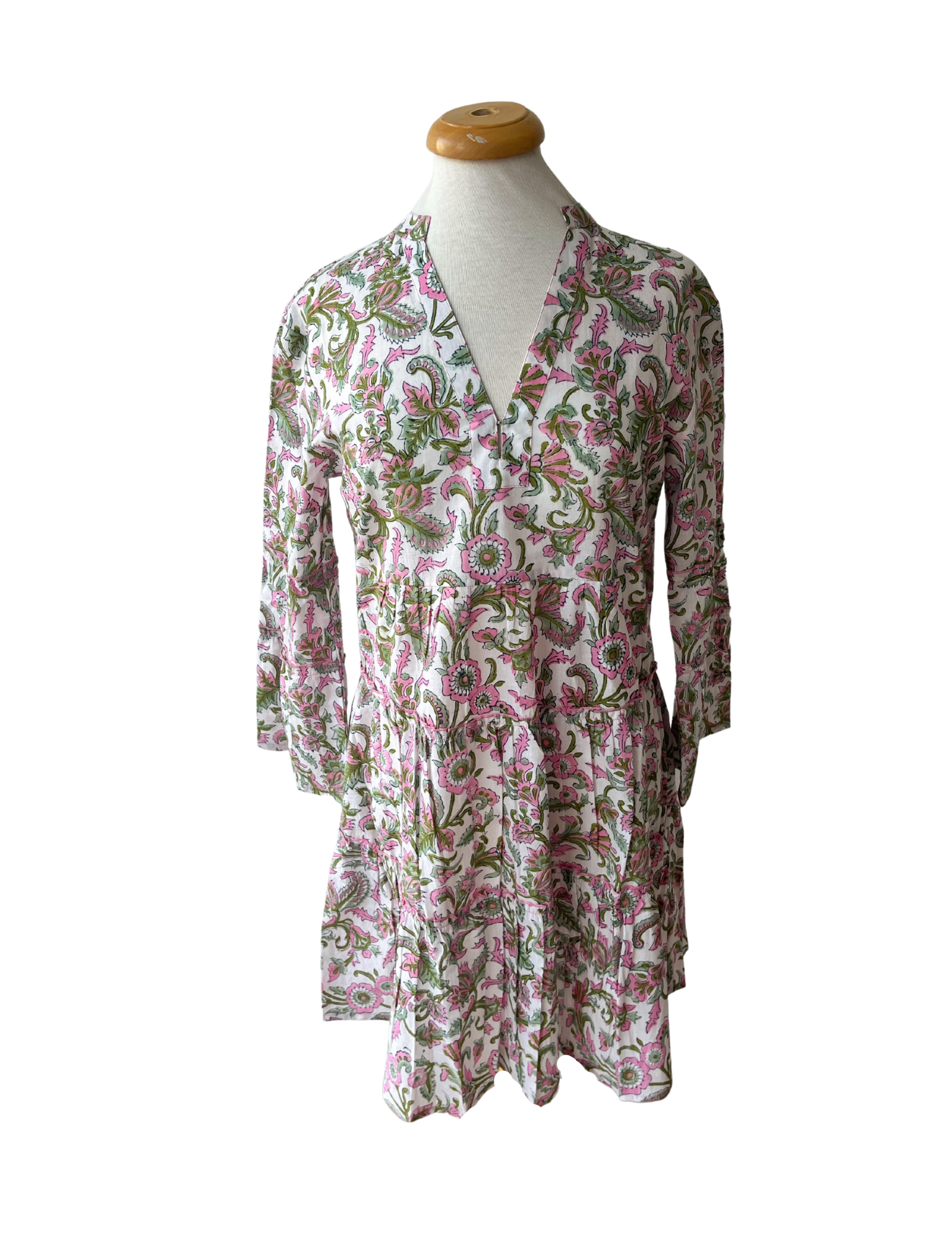 Rye Dress Pink Botanical