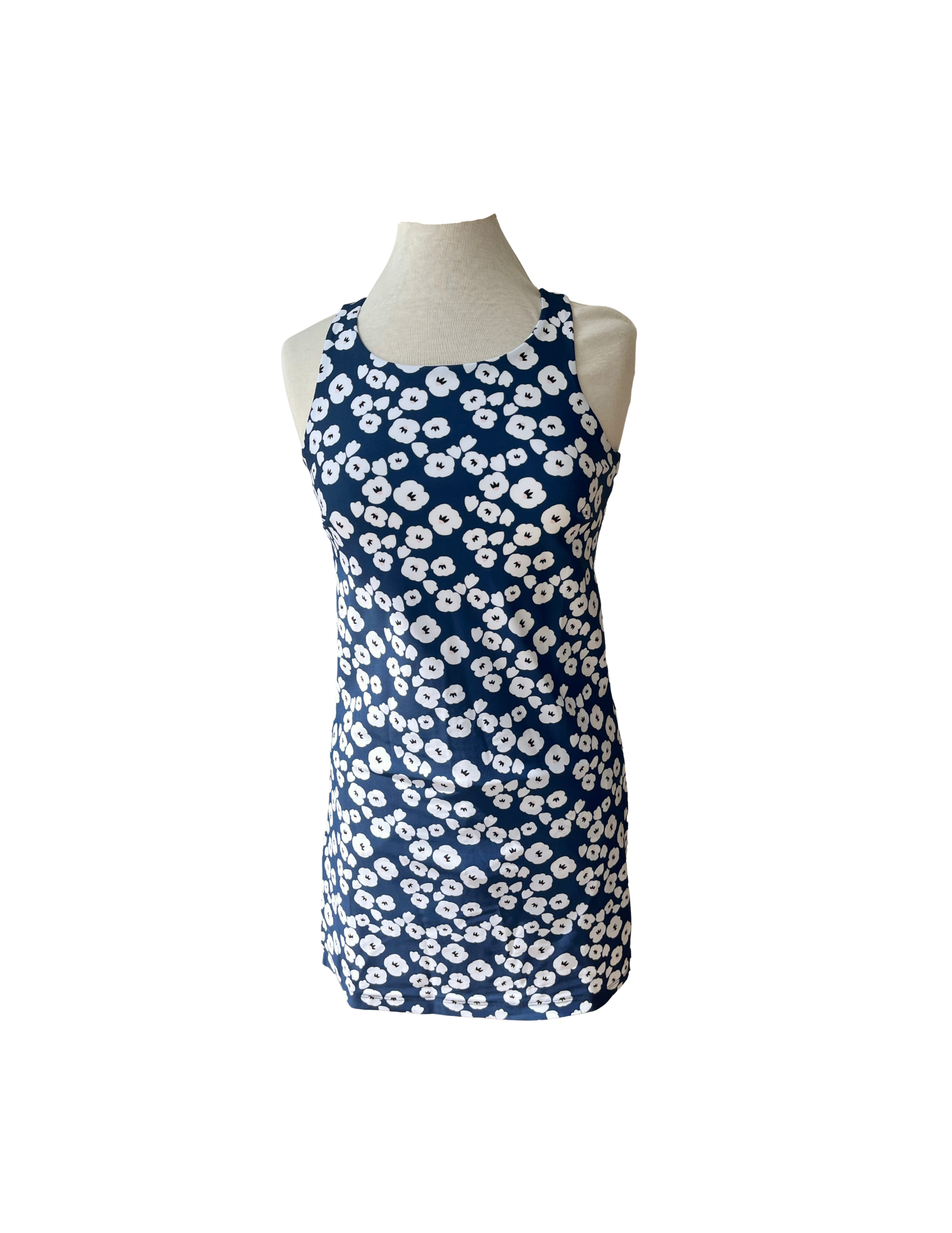 Summer Skort Dress Mini Pop Art Navy