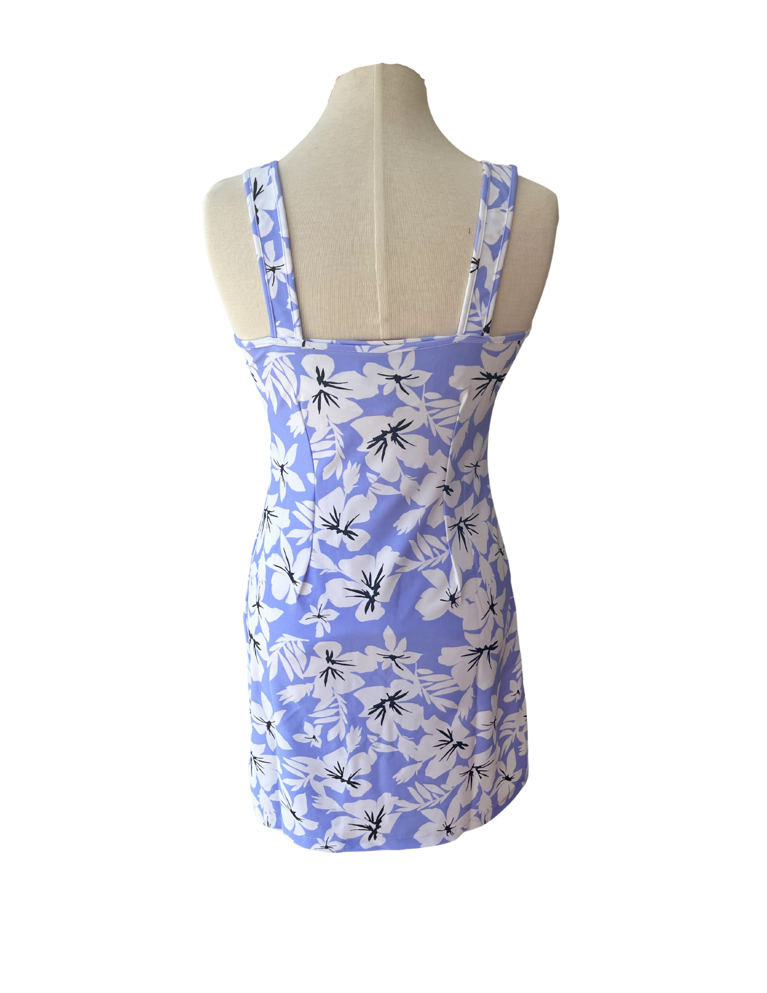 Bali Tank Dress Hibiscus Lilac