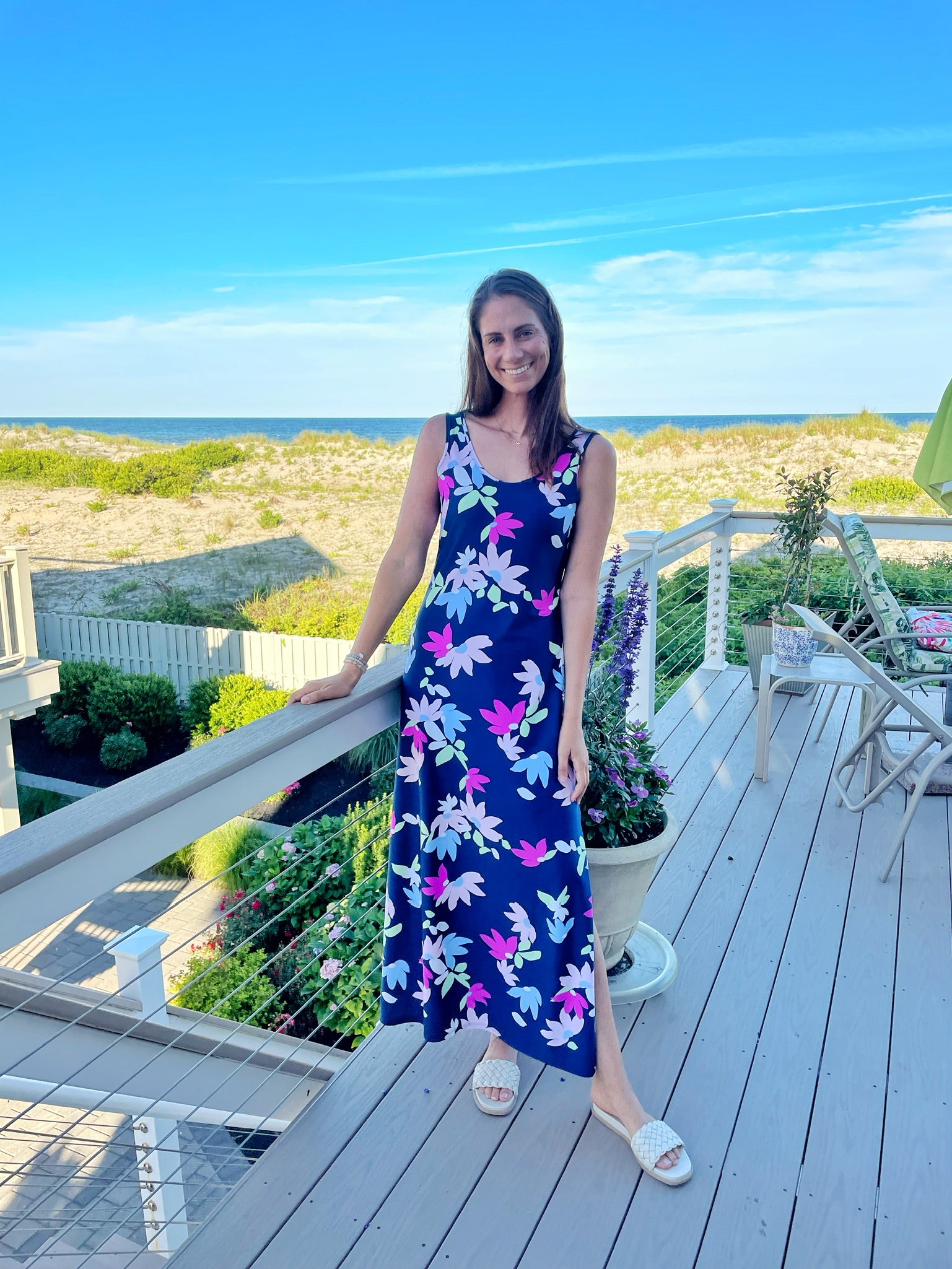 Maui Maxi Dress Falling Floral