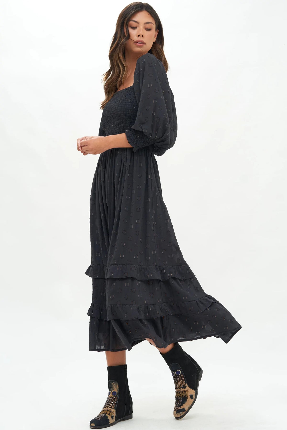 Smocked Midi