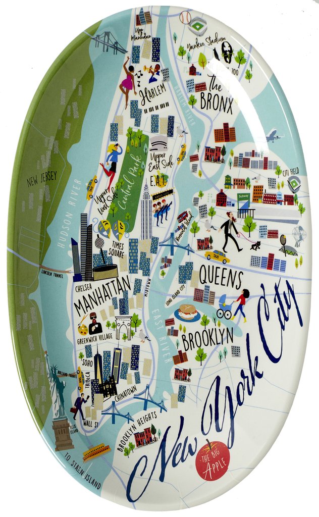 New York City Tidbit Tray