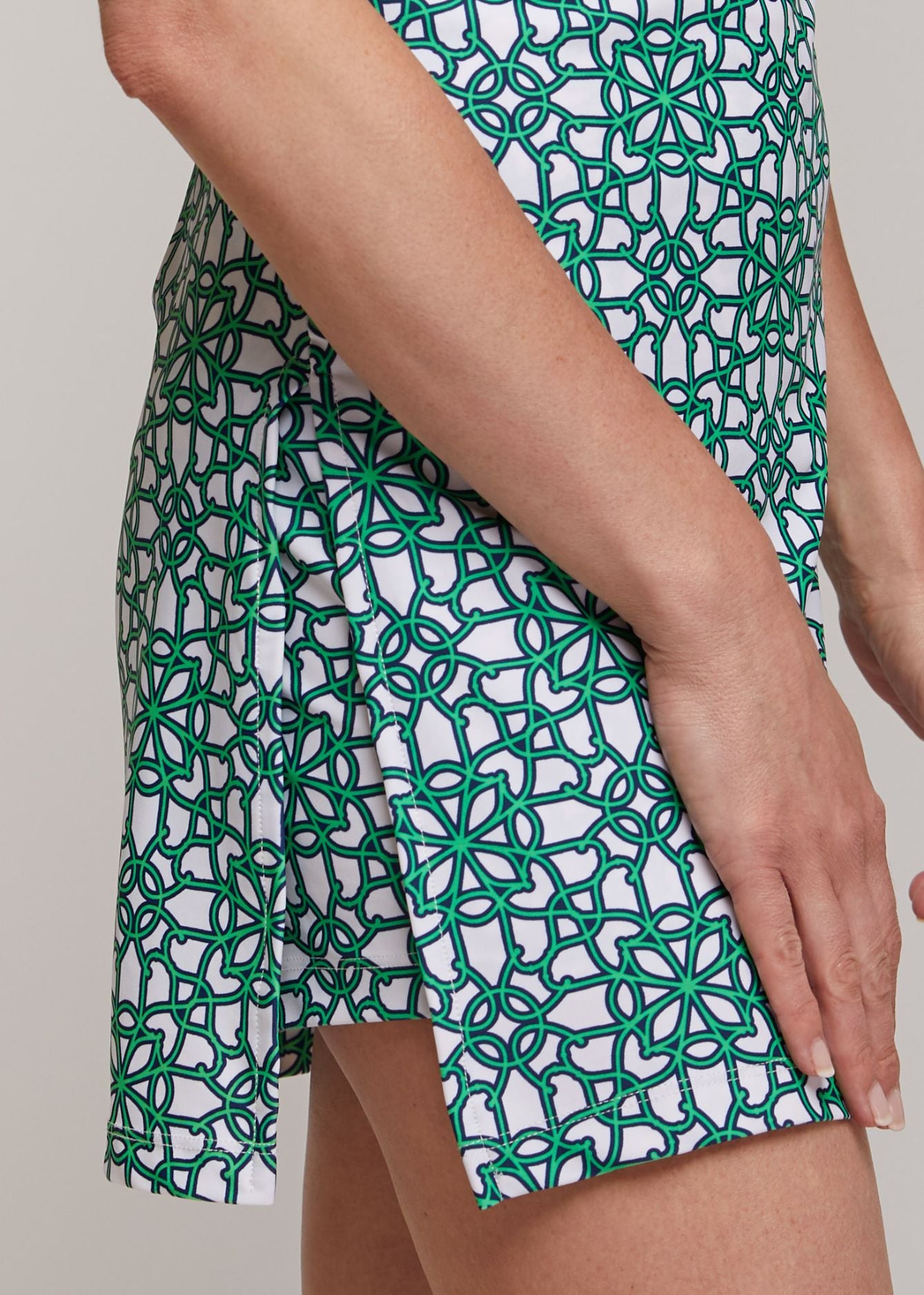 Summer Skort Dress Marble House Green