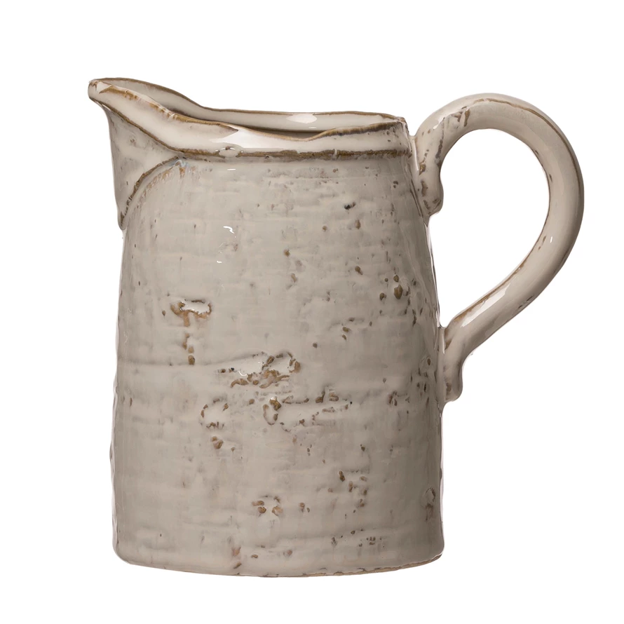 Reactive Glaze Pitcher