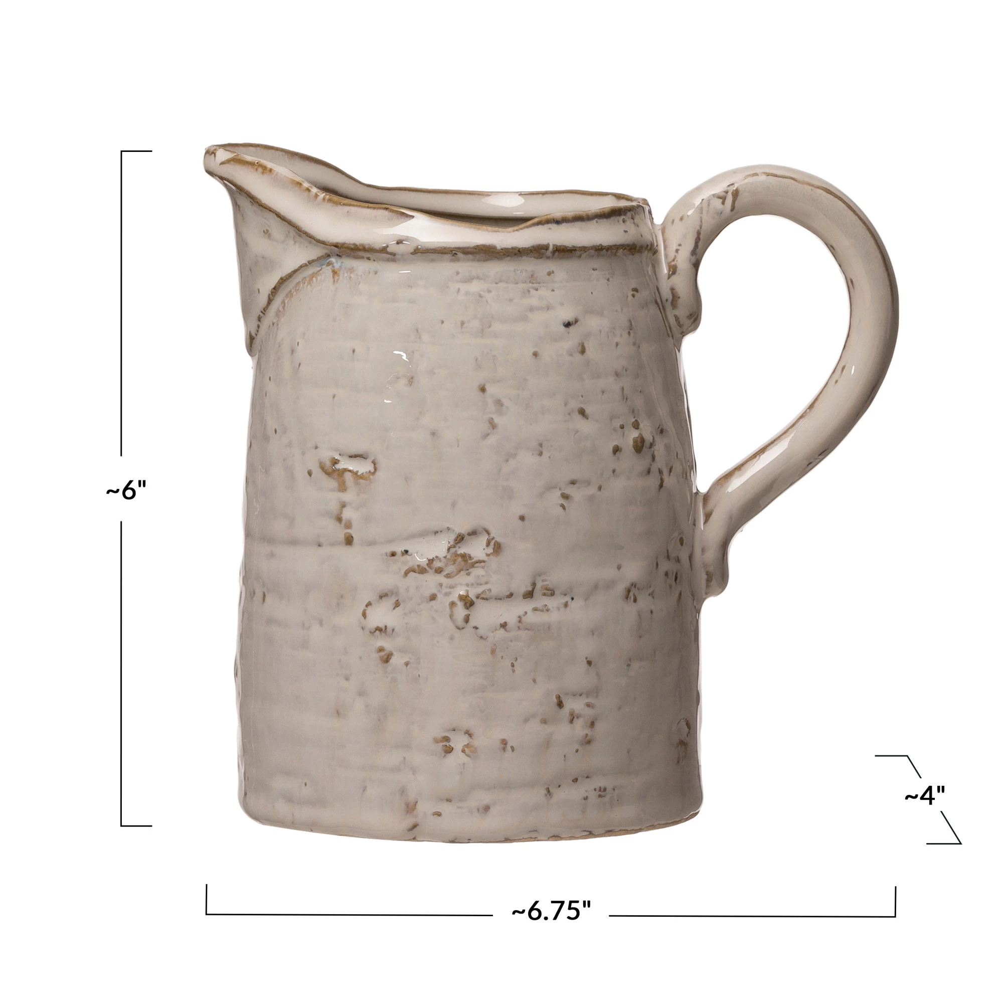 Reactive Glaze Pitcher