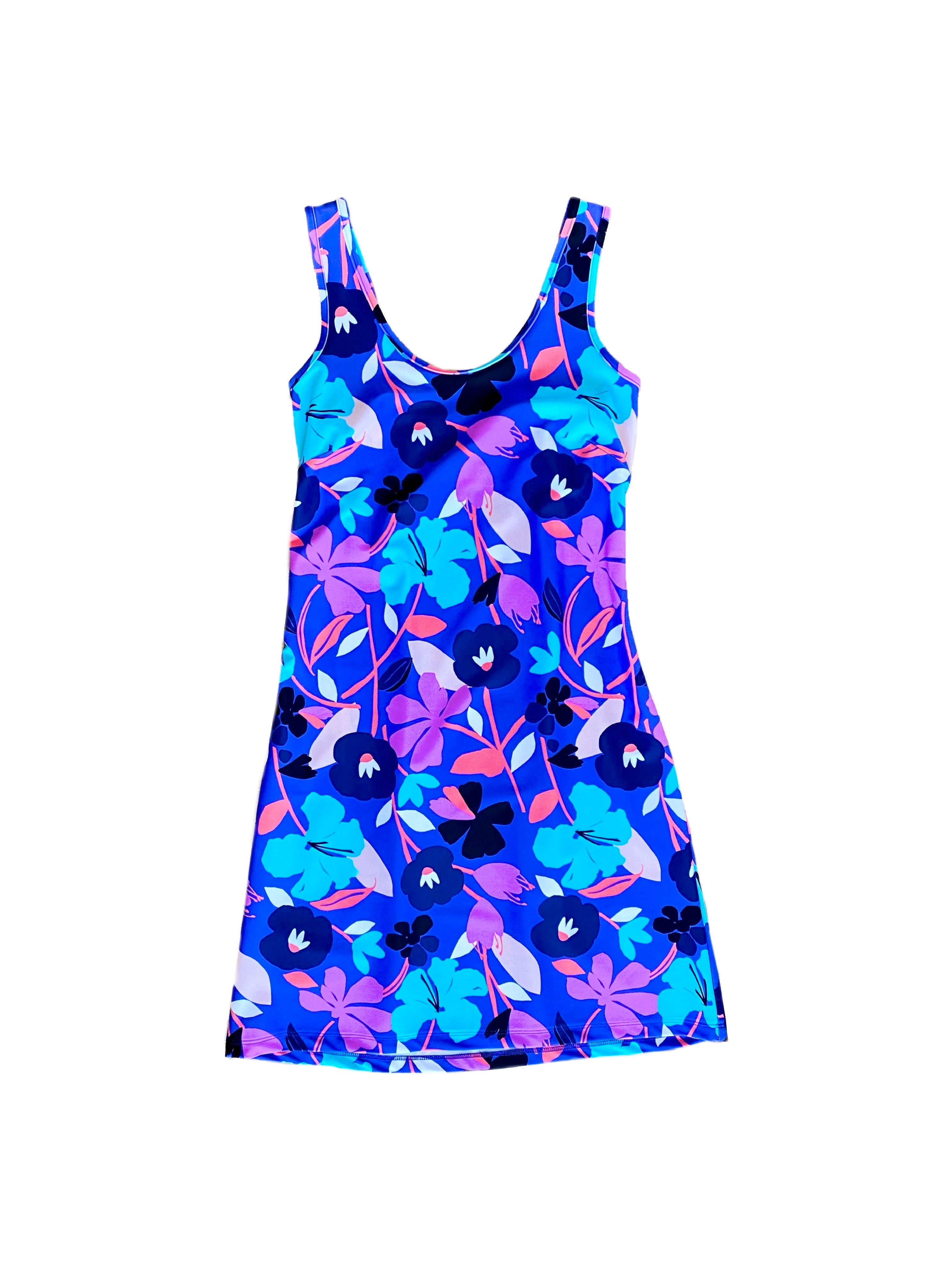 Bali Tank Dress Jungle Flower