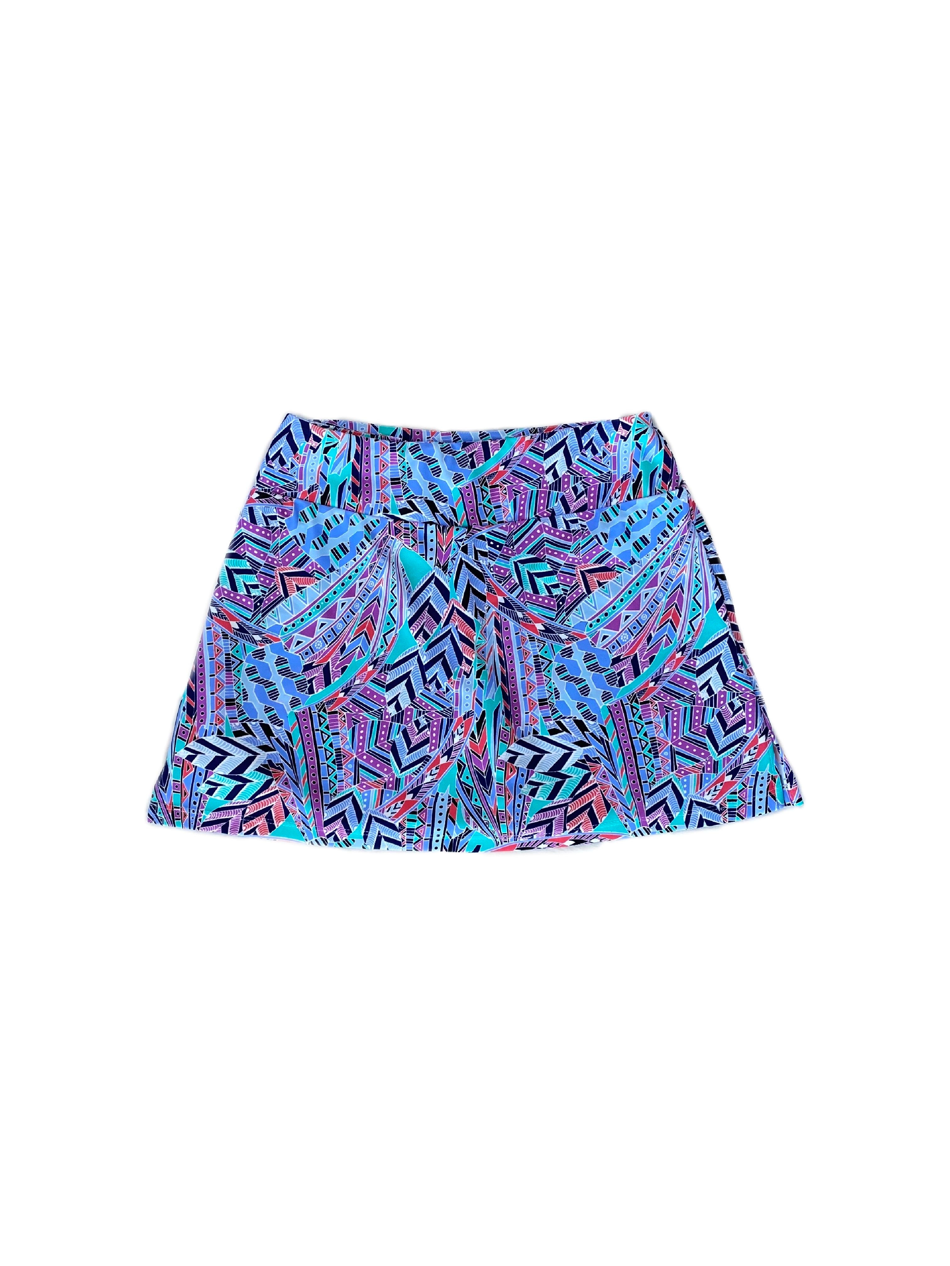 Razi Skort Boho Feathers