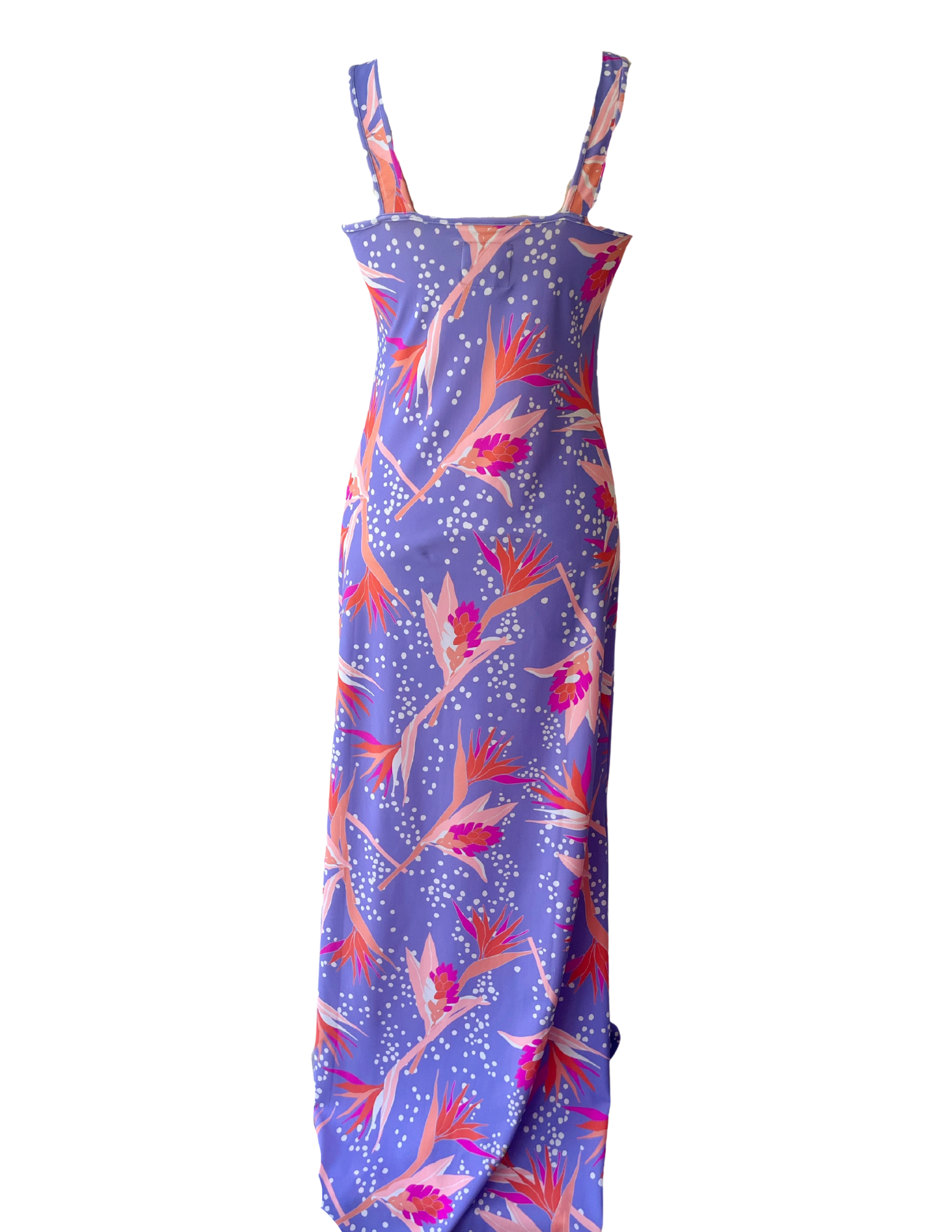 Maui Maxi Dress Tropical Birds of Paradise